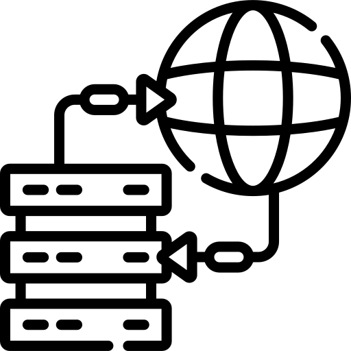 hosting web hosting icon