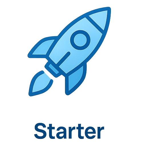 starter rtmp package $25 a month